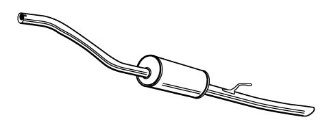 WALKER 04031 End Silencer